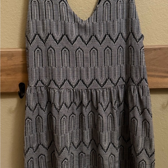 Lucky Brand Dresses & Skirts - Lucky Brand Size Large Black and White Patterned Dress